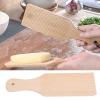 2pcs Gnocchi Boards, Butter Maker, Gnocchi Paddle Pasta Making Tools Wooden Butter Paddles Create Authentic Homemade Pasta Butter Pasta Shaper Tools view 4