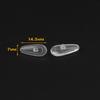LenzProse 6 Pairs Replacement Nose Pads for Oakley Conductor 6 OO4106/Conductor 8 OO4107/Conductor OX3186/Gauge 3.2 Blade OX5128/Gauge 5.1 OX5125, Soft Nose Pieces Guard Replacement view 3