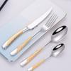 Gold Hammered Silverware Set 64-Piece Stainless Steel Flatware Set for 16, Food-Grade Tableware Cutlery Dinnerware Set Kitchen Utensil Sets for Home Restaurant, Mirror Finish, Dishwasher Safe view 1