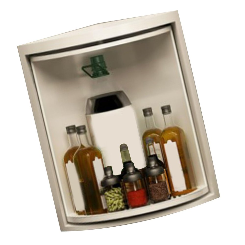 aqxreight 360 Degree Rotating Multi Functional Countertop Corner Organizer Kitchen Counter Storage Shelf White