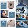 Kimiandy Upgraded Inflatable Travel Air Pillow for Sleeping to Avoid Neck and Shoulder Pain,21" H*12.6" W (Dark Grey, 21 x 12.6 x 12.6 inches) view 3