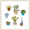 Amanti Art Framed Wall Art Print 41x33 Houseplants II by Melissa Wang, Flowers Wall Art, Modern Contemporary Decor, X-Large Poster Painting Artwork for Living Room, Bedroom, Bathroom, Kitchen, Office view 1