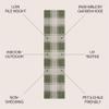JONATHAN Y Bold Gingham Indoor Outdoor Runner Rug 2X8 Green/Cream, Sabine Traditional Farmhouse for Backyard, Patio, Porch, Easy-Cleaning, High Traffic, Pet-Friendly, Non-Shedding (TSN203D-28) view 2