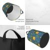 Gold Pineapple Background Printed Circular Hamper Laundry Basket For Bathroom Toy Storage Organizer Basket Collapsible Round With Handles Laundry Hamper view 4