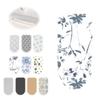 CHEMYO 4.5" X 20.5" Mini Ironing Board Cover with Cotton Pad, Table Top Ironing Cover, Sleeve Ironing Board Covers(White Blue) view 1