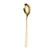 SEELLODGE Silverware Flatware Cutlery Set, 1/4/6/8/10/12 Pieces 304 Stainless Steel Spoons, Thickened Stirring Ice Spoon, Coffee Spoon, Home Eating Dessert Spoon(Gold,10 Pieces) view 1