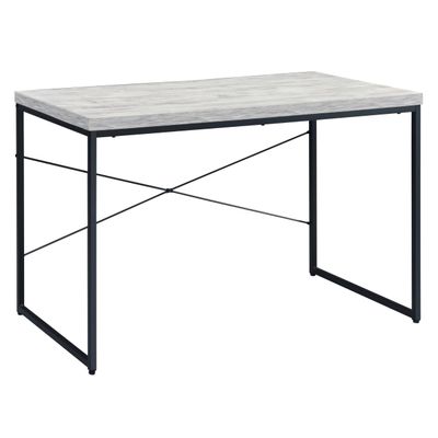 CNJHGL2 Modern Simple Computer Desk, Home Office Desk Computer Table Study Writing Study Desk Workstation for Small Space, 47.50" x 22.50" x 28.50" Black/Grey