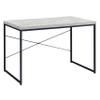 CNJHGL2 Modern Simple Computer Desk, Home Office Desk Computer Table Study Writing Study Desk Workstation for Small Space, 47.50" x 22.50" x 28.50" Black/Grey view 1