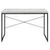CNJHGL2 Modern Simple Computer Desk, Home Office Desk Computer Table Study Writing Study Desk Workstation for Small Space, 47.50" x 22.50" x 28.50" Black/Grey view 4