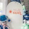 Capiont First Trip Around The Sun Decal - Sun Themed Balloon Arch Decal, Outer Space Themed 1st Birthday Party Decoration for Boys view 3