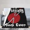 Best Knitting Mom Ever Throw Blanket for Couch 40"x30" Cozy Soft Sofa Chair Bed Throw Blankets Flannel Blanket view 2