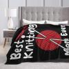 Best Knitting Mom Ever Throw Blanket for Couch 40"x30" Cozy Soft Sofa Chair Bed Throw Blankets Flannel Blanket view 3