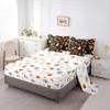 Erosebridal Girls Pumpkin Comforter Set for Boys King Size 7 Piece Bed in A Bag Halloween Bedding Set for Kids Teens Witch Hat All Season for Bedroom,Gothic Skull Reversible Bed Sets view 4