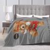 Fighting Bears Throw Blanket for Couch 40"x30" Cozy Soft Sofa Chair Bed Throw Blankets Flannel Blanket view 3