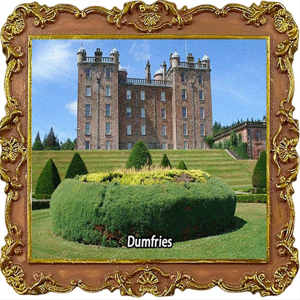 Drumlanrig Castle Dumfries Scotland UK Fridge Magnets Travel Souvenir Refrigerator Decoration Magnet