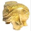 athizay Elephant Set of 2 Brass Statue Showering Pose vastu showpiece Decorative Items Gold Finish for Home Office Table Decor (6 cm Tall) view 4