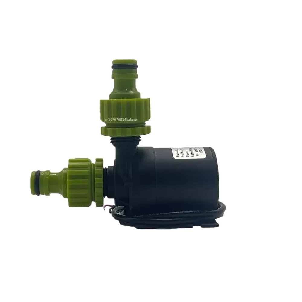 DC 12V 24V Submersible Tank Pump for Cooling System Fountain Heater Household 800L/H 5M Ultra Quiet Brushless Motor(24V Green)