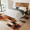 2x4 Runner Rug Retro Traditional African Geometric Rugs for Entryway, Fashion Brick Stripes Washable Kitchen Rugs Soft Non Slip Anti Fatigue for Sink Laundry Indoor Hallways view 3