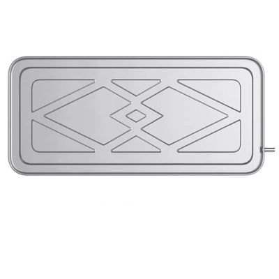 Drip Tray, Thickened Stainless Steel Rounded Corner Drip Tray, for Air Conditioner Outdoor Unit, for Collecting and Releasing Water(84 * 39 * 3.5cm)