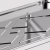 Drip Tray, Thickened Stainless Steel Rounded Corner Drip Tray, for Air Conditioner Outdoor Unit, for Collecting and Releasing Water(84 * 39 * 3.5cm) view 4