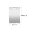 Wttfc Titanium Cutting Board - Stainless Steel Cutting Board,Double-Sided Food Grade Metal Chopping Board for Kitchen for Meat, Fruit, Vegetables, Dishwasher Safe, Can Be Hung,S view 2