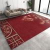 2x4 Runner Rug Asian Traditional Elements Rugs for Entryway, Classic Plum Blossom Chinese Red Washable Kitchen Rugs Soft Non Slip Anti Fatigue for Sink Laundry Indoor Hallways view 1