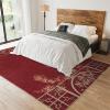 2x4 Runner Rug Asian Traditional Elements Rugs for Entryway, Classic Plum Blossom Chinese Red Washable Kitchen Rugs Soft Non Slip Anti Fatigue for Sink Laundry Indoor Hallways view 3
