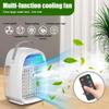 Portable Air Conditioner, Air Coolers for Home, Mini Air Conditioner, Personal 3-in-1 Fan Cooler, 3 Wind Speeds & 7 LED Lights, for Home Office Dorm view 2