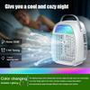 Portable Air Conditioner, Air Coolers for Home, Mini Air Conditioner, Personal 3-in-1 Fan Cooler, 3 Wind Speeds & 7 LED Lights, for Home Office Dorm view 4