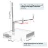 Xthrotsenk Rock Crystal Stands for Display Small Plate Stand Clear Small Easel Stands Adjustable Plate Holder Silver Decorative Plates Display Stand for Mineral Agate view 2