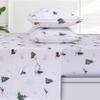 Tribeca Living Ultra Soft Turkish Cotton Flannel Twin Sheet Set with Extra Deep Pocket, 100% Cotton Flannel Sheets 3 Piece Set, Aspen 170-GSM view 1