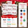 SINKSONS Personalized Christmas Stocking - 16-Inch Christmas Stockings with Names - Festive Needlepoint Xmas Stocking for Holiday Christmas Party Family Decor- Unique (9 pcs) view 2