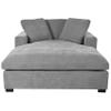 CKLMMC Modern Oversized Chaise, Lounge Chair, Soft Corduroy Sleeper Sofa Couch with Pillows, Suitable to Living Room,Bedroom and Office (Gray#C) view 4