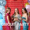 2 Pcs Red Foil Fringe Square Curtain Backdrop - Red Streamers Party Decorations, Sequin Square Curtain Photo Backdrop Props for Birthday Party Graduation Bachelorette Wedding Decor, 3.3 x 6.6 Ft view 4