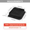 HANIHUA Bed Risers 1 inch Heavy Duty, 6 Pack Oversized Furniture Risers, Black Bed Lifts Risers for Table, Sofa, Chair, Couch, Desk, Bed Frame Risers Supports Up to 6,500 Lbs view 2