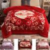 10Lb Heavy Warm Winter Fleece Plush Blanket King Size, Heavy Korean Mink Fleece Throw Blanket - Silky Soft and Warm,2 Ply Reversible Raschel Bed Blanket,H,150x200cm/59x79in 6lb view 1