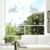 26 PCS Peacock Butterfly Ring Window Decals for Bird Strikes - Anti-Collision Window Decals to Save Birds from Window Collisions,Non Adhesive Reusable Rainbow Prism Window Stickers view 4