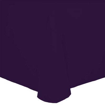Ultimate Textile -10 Pack- Cotton-Feel 90 x 132-Inch Rectangular Fine Dining Tablecloth, Purple