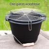 Portable Wood Burning Stove Outdoor Stove with Handle view 3