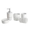 XDMINGY Vanity Bathroom Decor, Bathroom Accessory Set 5 Piece Ceramic Marbled Bathroom Kits Hotel Simple Style Living Household Supplies Housewarming Gift view 1