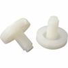 Nylon Flat Stem 3/4'' Bumper Glides for Tubular Chair Bases (48) view 1