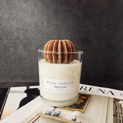 Succulent Candle, Handmade Organic Soy Wax Scented Candle, Cactus Candle, Birthday Gift, Housewarming Gift, Thank You Gift, Cactus Decor 6 oz (Brown)