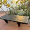 40 Senufo Bench Coffee Table, African Vintage Senufo Authentic Bench, Boho Farmhouse Table, Rustic Wooden Coffee Table, Bench Naga Table-G view 2