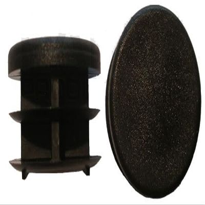 1-1/4'' Round Multi-Gauge Flat Glide Inserts for Furniture Legs/Tubing (24)