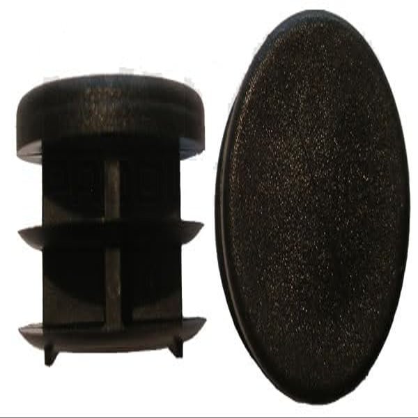 1-1/4'' Round Multi-Gauge Flat Glide Inserts for Furniture Legs/Tubing (24)