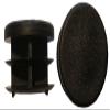 1-1/4'' Round Multi-Gauge Flat Glide Inserts for Furniture Legs/Tubing (24) view 1