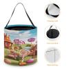 NHYDSPQ Halloween Candy Buckets Tote Bags,Candy Land Print Halloween Party Bags,Halloween Basket,trick Or Treat Grocery Goody Bags view 4