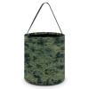 NHYDSPQ Halloween Candy Buckets Tote Bags,Green Army Camouflage Print Halloween Party Bags,Halloween Basket,trick Or Treat Grocery Goody Bags view 1