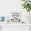 Oh Come Let Us Adore Him Wooden Box Sign Desk Decor, Wood Block Plaque Sign For Home Bathroom Shelf Decor view 4