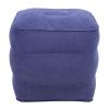 Inflatable Foot Rest Pillow, Portable Adjustable Leg Support Cushion for Airplane Car PVC Blue 40 x 30 x 42 cm 1 Pack view 2
